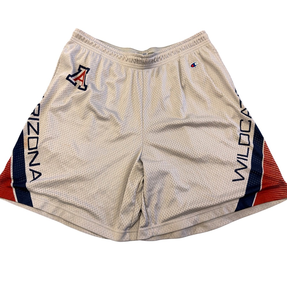 Champion Arizona Wildcats Mesh Basketball Shorts White XXL Mens NCAA Athletic